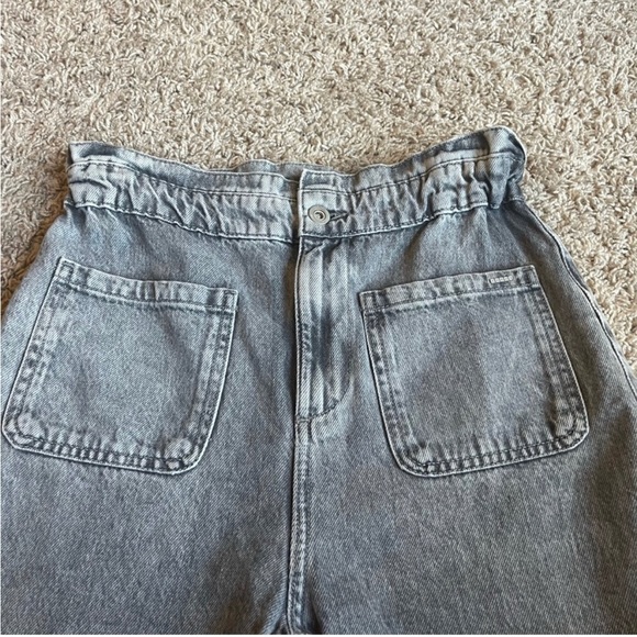 Zara high rise gray denim jeans - Picture 4 of 6